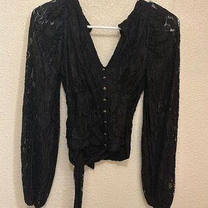 Anthropologie corset style top laced brand new no tags size xs